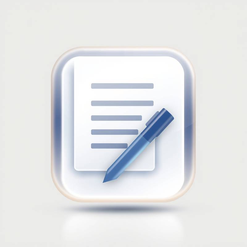 Icône représentant des documents légaux, symbolisant les conditions générales d'utilisation.