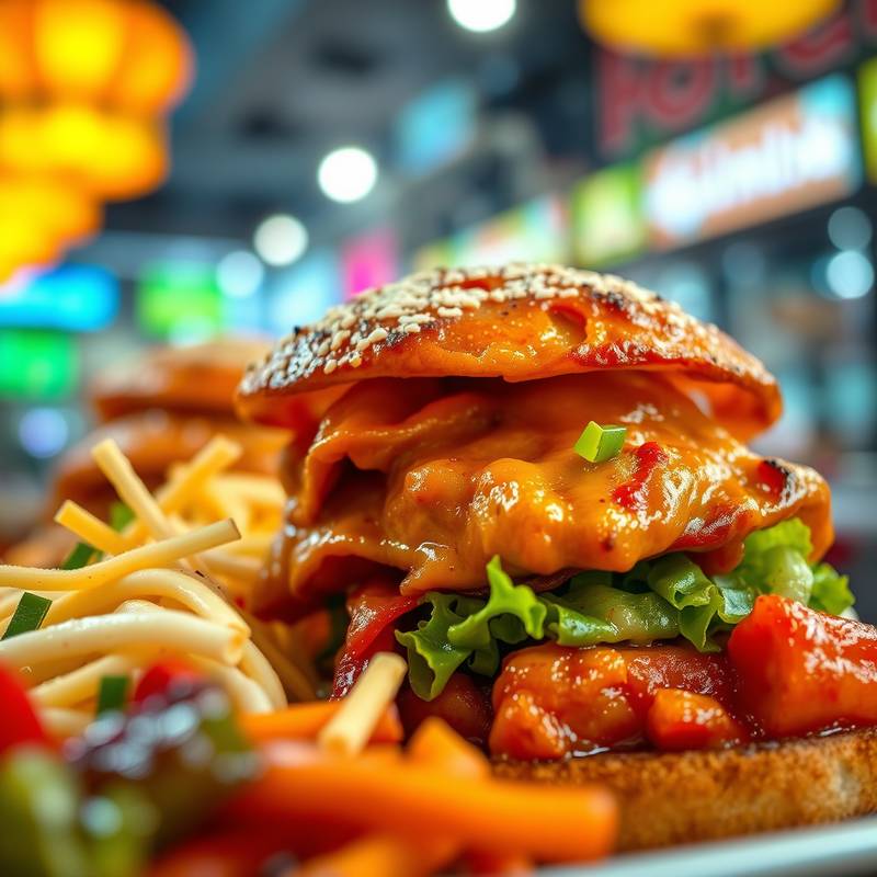Visuels d'une campagne de marketing digital pour une chaîne de restaurants, mettant en avant des plats savoureux et des promotions spéciales.